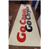 Image 1 : Go Canada Chrysler Olympic Banner - 14.5'x3.5'