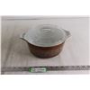 Image 1 : Pyrex 2.5L #475-B Woodland Brown Casserole w/ Mis-Matched Lid
