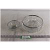 Image 1 : (2) Glass Bowls with Trim