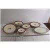 Image 1 : 26-Piece Ducal Grownware Dish Set, (2) Medally Dishes