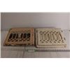 Image 1 : (2x Bid Price) (2) Hot Air Cast-Iron Registers - Chipped Paint