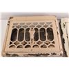 Image 2 : (2x Bid Price) (2) Hot Air Cast-Iron Registers - Chipped Paint