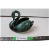 Image 1 : Swan Pottery - Crack at Base of Neck 7" - Blue Mountain Style