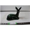 Image 1 : Deer Sitting Pottery 8"- Blue Mountain Style