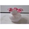 Image 3 : Fancy Pink/White 6" Vase  (Not Authenticated)
