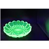 Image 3 : 9" Uranium Glass Bowl
