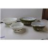 Image 1 : Set of 4 Pyrex Nesting Mixing Bowls "Spring Blossom" (Complete)