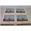 Image 1 : (2x Bid Price) (4) Centennial RCMP Print 1873-1973 10"x12"