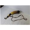 Image 5 : Black Powder Horn w/Accessories