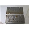Image 2 : Pair of 1975 Saskatchewan License Plates