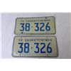 Image 3 : Pair of 1972 Saskatchewan License Plates