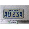 Image 1 : 1976 Saskatchewan Motorcycle License Plate