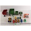 Image 1 : Lot of Metal Farm Toys - John Deere/Misc. ERTL, Various Die Cast Metal Cars