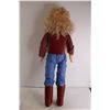 Image 5 : Vintage Reliable Toys 33" Walking Doll with Original Western Clothing and Boots - Great Condition