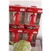 Image 2 : Star Wars Collectibles - (4) Hallmark Christmas Ornaments NIB, 2013 Lucasfilm Flashlights, 2008 Luke