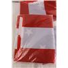 Image 2 : (5) U.S. Flags - Flag burg USA 5' X 8', Sealed, 100% Poly/UV Fade Resistant/Canvas Header, Double St