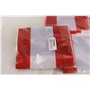 Image 3 : (5) U.S. Flags - Flag burg USA 5' X 8', Sealed, 100% Poly/UV Fade Resistant/Canvas Header, Double St