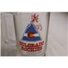Image 3 : Vintage 1974 NHL Players Association Aladdin Thermos - 10 oz, Vintage Colorado Rockies Coors Beer Gl