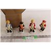 Image 1 : (4) Vintage Ceramic Soldiers - 4" High-Marked BLH Designed Gifts