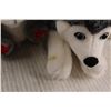 Image 2 : (5) Vintage 75th Anniversary Turbo Gas Husky Plush Toy Dogs - NWT, Vintage Turbo Gas Ballcap
