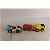 Image 4 : (3) Vintage Tonka Toys - Metal Bus, Racecar, Gas Trolley