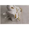 Image 4 : Capodimonte (Italy) Bird Ceramic with Gold Accents - Signed by Maker Zuccotti