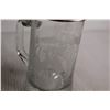 Image 7 : (3) Vintage ZINN Beer Steins with Etched Glass - Germany