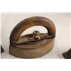 Image 3 : (3) Antique Sad Irons - Asbestos, Colebrook Dale Buyertown and Pennsylvania)