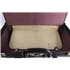 Image 3 : Vintage Leather Salesman Travelling Suitcase -23x13