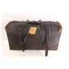 Image 4 : Vintage Leather Salesman Travelling Suitcase -23x13