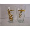 Image 3 : Vintage James Bond 007 Drinking Glasses Set of 4