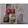 Image 1 : (6) Pkgs of Canadian Stamps-Grey Cup, Christmas, The Pope, Flowers and more