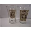 Image 2 : (5) Vintage Coca Cola Flare 16 oz. Glasses-no chips or cracks