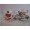 Image 3 : (4) Vintage Sets of Cup/Saucers