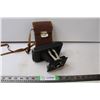 Image 1 : Antique Kodak Jiffy Folding Camera With Leather Case