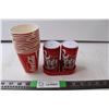 Image 1 : Coke Salt and Pepper Shaker, Coke Paper Cups