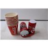 Image 2 : Coke Salt and Pepper Shaker, Coke Paper Cups