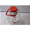 Image 2 : Purity Milk Bottle 1/2 Gallon Glass with Lid and Handle