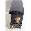 Image 5 : Antique Sessions Lion Head Mantle Clock w/ Key