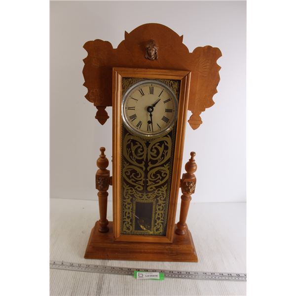 24" Mantle Clock - Consignor Says Works Well