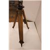 Image 3 : * Craftsman Surveyors Level on Wooden Adjustable Tripod - 43" Tall