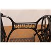 Image 2 : * Singer Cast Iron Sewing Machine Base on Wheels - 22" x 28"