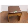 Image 1 : * Wooden Sewing Machine Stool with Cushion