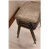 Image 3 : * (3) Stacking Stools with Vinyl Cushions