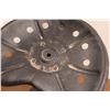 Image 2 : * Tin Tractor Seat on Metal Stand - 25" Tall