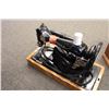 Image 2 : Vintage Singer Sewing Machine - Key Does Not Work, As Is
