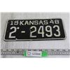 Image 1 : 1948 Arkansas License Plate