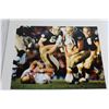 Image 4 : (4) College Football Glossy Photos - 8" x 10", Children Playing Football Glossy Photo - 9 1/2" x 4 3