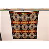 Image 1 : Indigenous Themed Throw Blanket (39" x 43")