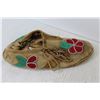 Image 3 : Vintage Indigenous Beaded Lined Leather Shoes